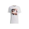 T Shirts Men's White Crew Neck Moderate Straight Fit GQ8306