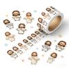 250pcsroll " Love You" Stickers Decorative Labels for Gift Wrapping  Journaling  Scrapbooking Office Supplies Decoration.