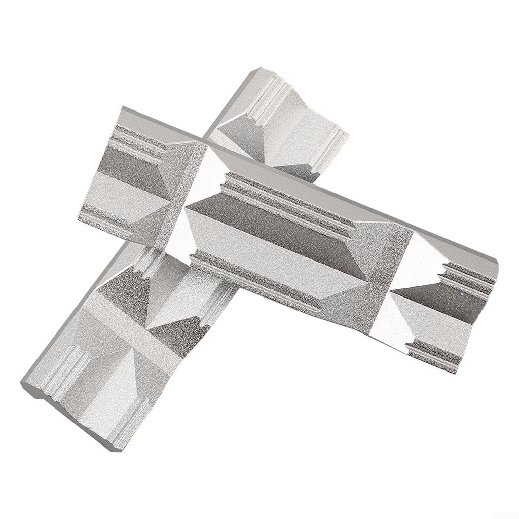 1pair Aluminum Alloy V Type Jaw for CNC Milling Steel Vise Hard Jaw Fixture