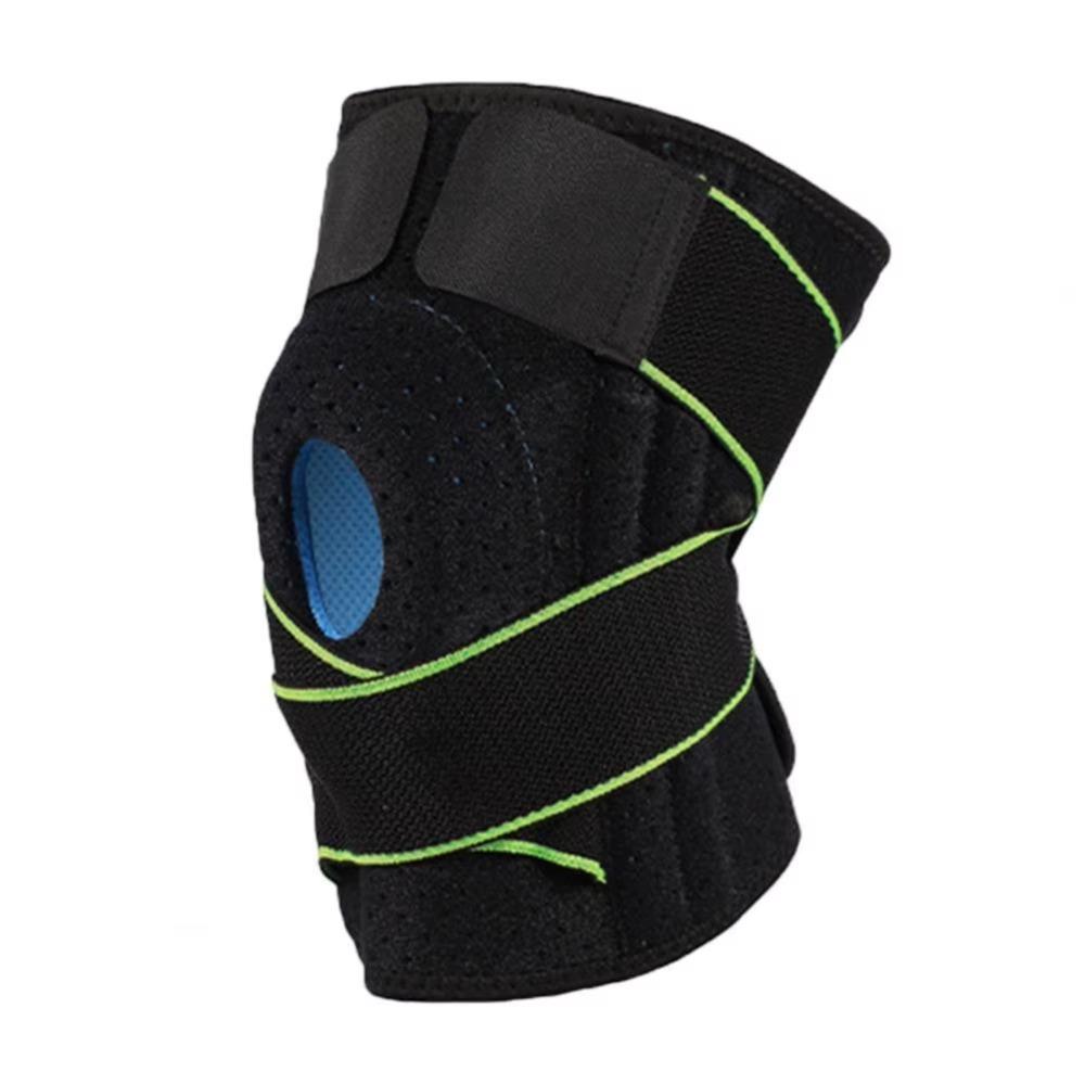 Adjustable Strap Compression Knee Brace Pressurized Elastic Knee Support  Volleyball Protection