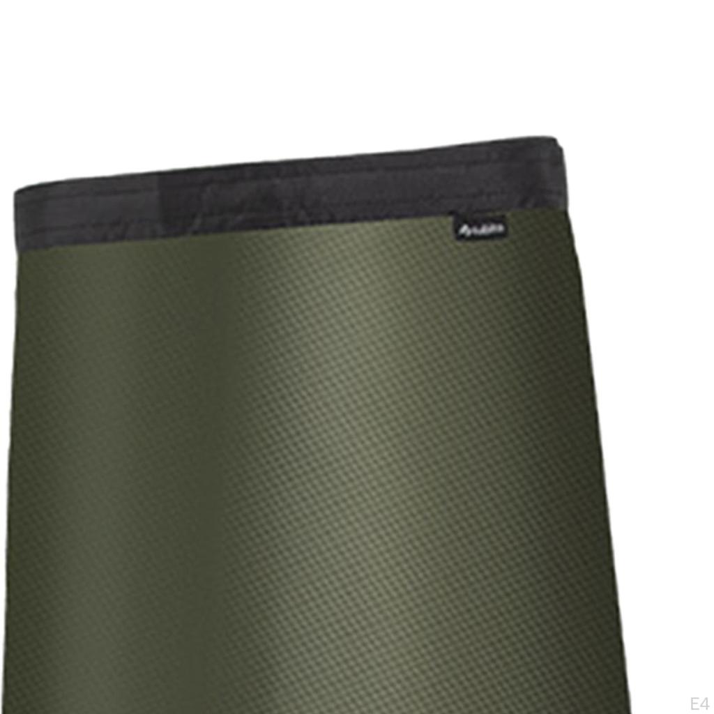 Backpacking Apron Half Poncho Camping Floor Mat Foldable Rain Cover Windblock Wrap Waterproof