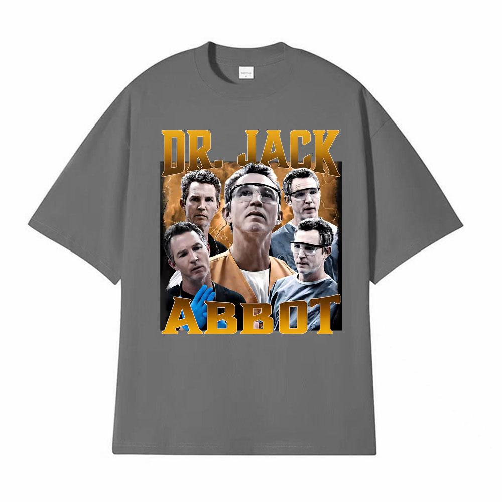 Vintage Dr. Abbott Comfort Medical Drama TV Character Graphic T-shirts Unisex's Clothing Fashion Tee Shirt Unisex Short Sleeve T Shirt