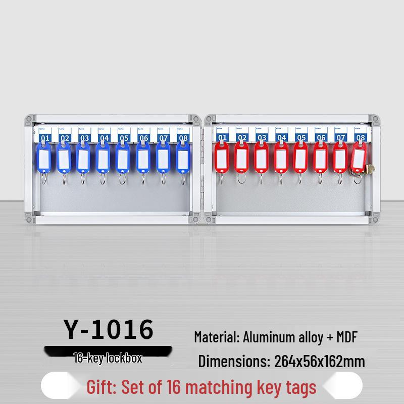 Wall-Mounted Key Management Cabinet for Real Estate & Car Keys