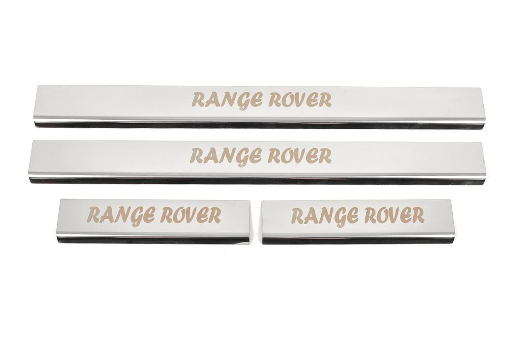 

Накладки на пороги (Carmos, 4 шт, нерж.) для Range Rover III L322 2002-2012 гг