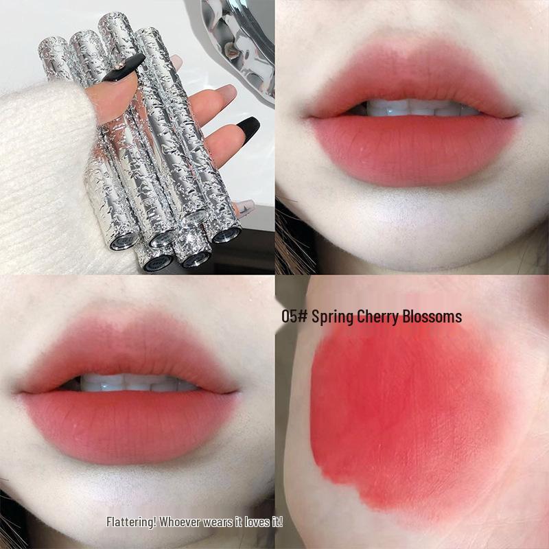 ART VALUE Velvet Matte Lip Mud - Long-lasting, Non-drying Nude Makeup Lipstick for Students (A2427)
