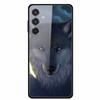 Glass Back Cover For Samsung Galaxy S24 FE Case S24FE Hard Tempered Glass Case For Samsung Galaxy M55 A16 Phone Case Soft Bumper