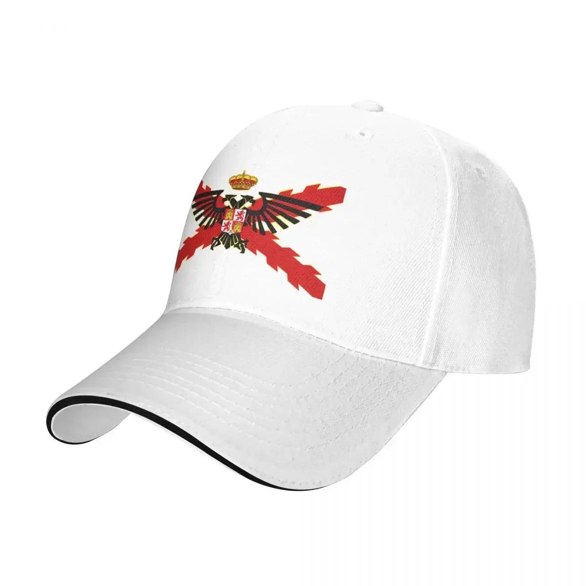 Spanish Empire Cross Of Burgundy Flag Baseball Cap Trendy Hip Hop Hats Spring Unisex Unisex Outdoor Gym Wholesale Snapback Cap One Size