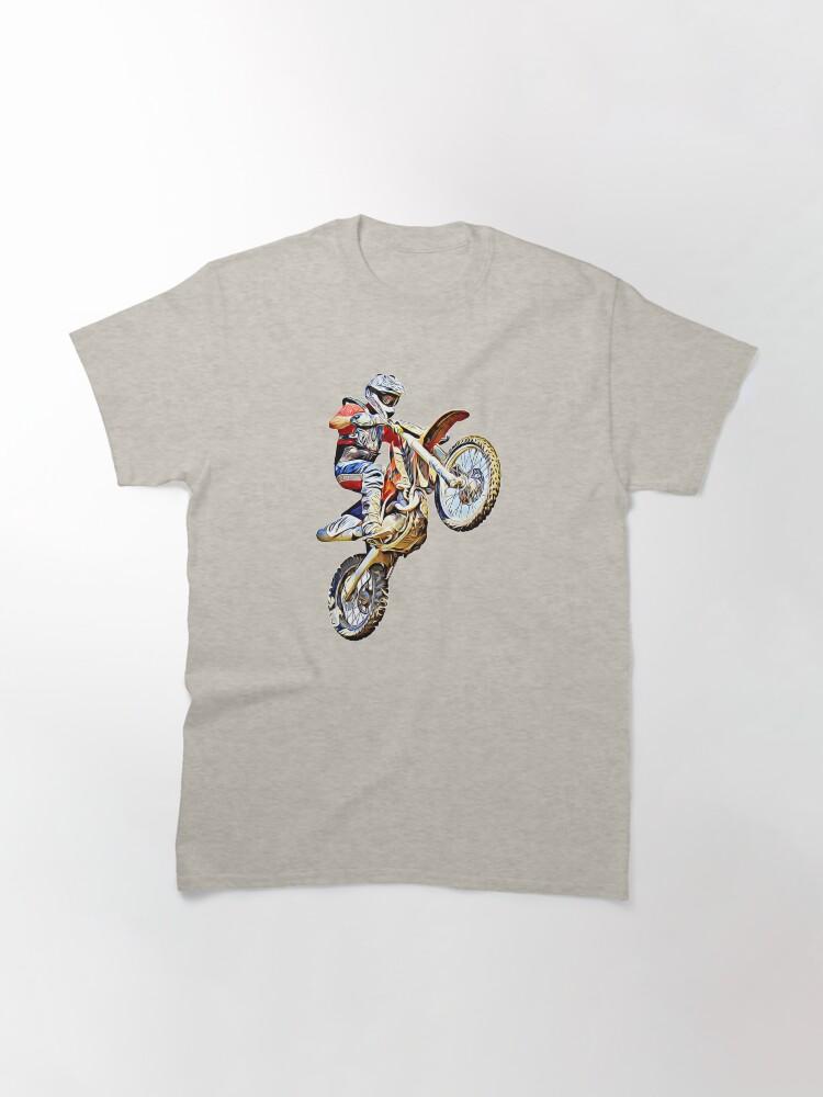 Dirt Bike Jump or Motocross Jump Mx or Motorcycle Jump Classic TShirt 2026 Summer Men Women Cotton Oversized Breathable Tshirt
