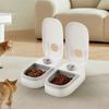 Automatic Pet Feeder For Cats And Small Dogs Dry Or Semi-Moist Pet Food Dispenser With 48-Hour Timer For Puppy Kitten Home Use