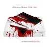 3 Pieces Horror Vampire Print Duvet Cover Set, Red Blood Splatter Gothic Dracula Printed Bedding, Multiple Sizes Available