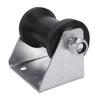 4 Inch Boat Trailer Roller with Panel Bracket Rubber Keel Roller Assembly Kit for Boat Yachts Ships