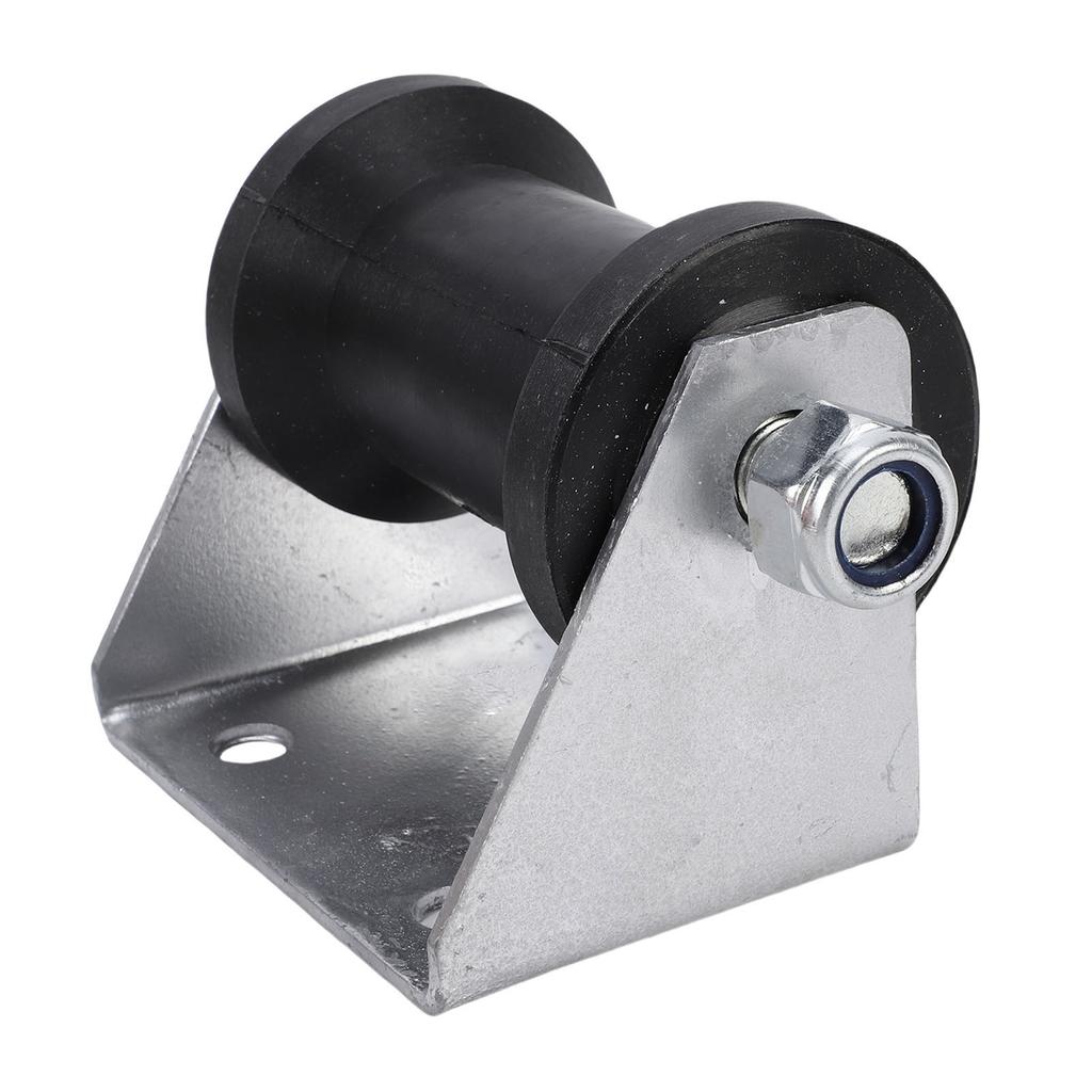 4 Inch Boat Trailer Roller with Panel Bracket Rubber Keel Roller Assembly Kit for Boat Yachts Ships
