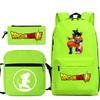 Dragon ball dragon ball three-piece set animation periphery new pencil case set leisure student backpack