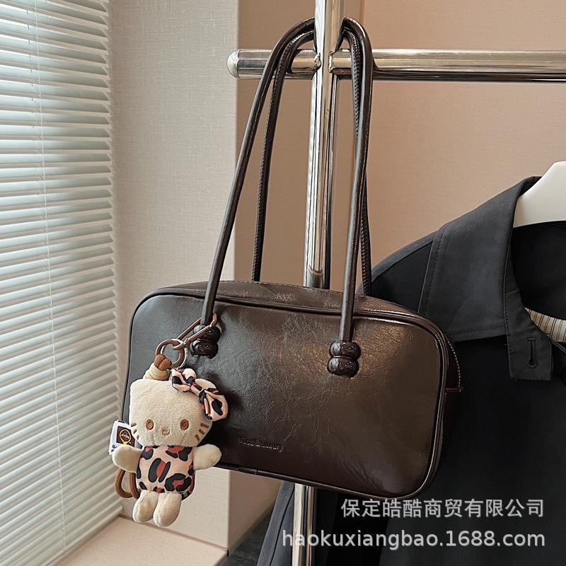This Year's Popular Retro High-end Pillow Bag Women's Autumn and Winter Boston Bag Commuter Portable Shoulder Armpit Bag Tide