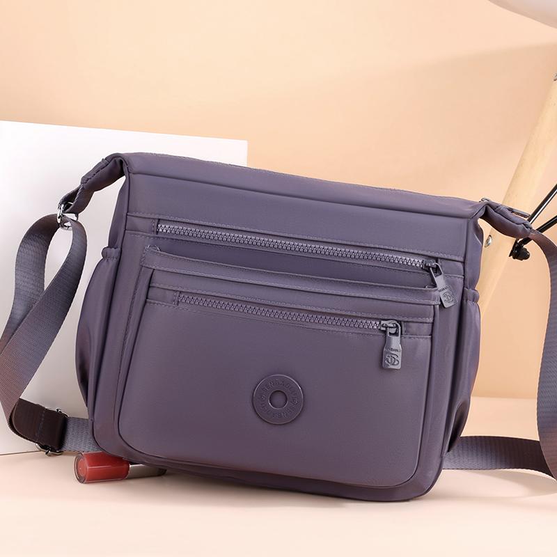 Commuter Shoulder Bag Women's Crossbody Bag Lightweight Water-Repellent Nylon Bag