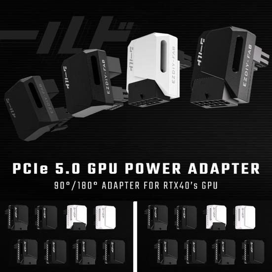 GPU Power Connector Series Graphics Card for RTX40 12VHPWR 16PIN 180 Degree Angled