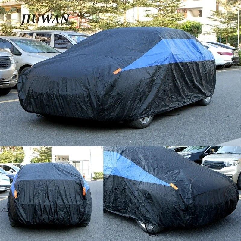 Car Cover Universal Waterproof Dustproof UV Protective Cover Exterior for Hatchback Sedan SUV Full Car Covers