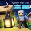 Minecraft Min Värld Mini Lykta Ljusande Nyckelring Modell Hänge