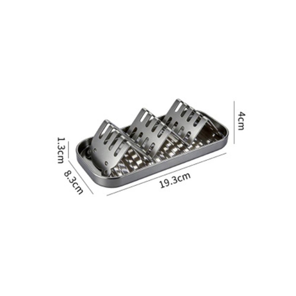 Durable Cartoon Soap Rack Multifunctional Space Saving Narrow-sided Sink Storage Rack Bathroom Draining Box Bathroom Accessories