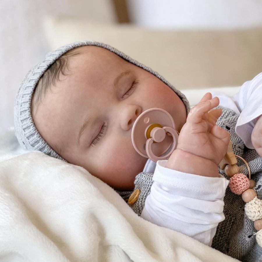 

BZDOLL 60 см 24 дюйма Кукла Реборн из мягкого винила с 3D-росписью кожи для девочки, реалистичная кукла-малышка принцесса со светлыми волосами и сосудами cloth body doll