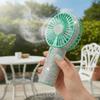 Small Size Mini Portable Fan Sparkling Imitation  USB Rechargeable Mini Fan  Personal Use