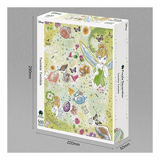 EPOCH 500-Piece Jigsaw Puzzle Disney Tinker Bell Twinkle Twinkle [Puzzle Decoration] (38x53cm) Inclu