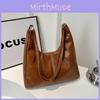Stylish Solid Color Tote Bag With Zipper Closure And Phone Pocket For Women