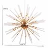 60 Headlights Dandelion Chandelier Lighting Pendant Lamp for Living Room Dining Room Home Decoration