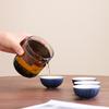 Dongyue Shangyan Express Portable 1 Pot 4 Cups Travel Tea Set
