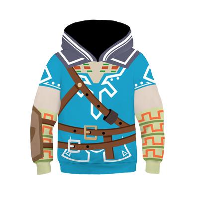 Autumn 3D Legend of Zelda Themed Printed Hoodies Cosplay Hoodie Fashionable Casual Sports Long Sleeved Children's Boy Hooded Sweatshirts