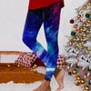 Women's Fashionable Printed Elastic Waist Slim Fit Elastic Yoga Casual Pants