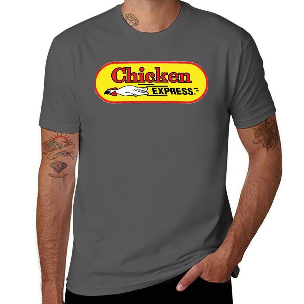 Chicken Express Tshirt Casual Pattern Print Tee Shirt