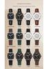 Sanda Women's Fashionable Leather & Silicone Strap Quartz Watch with Luminous Stopwatch