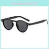 Vintage Round Frame Glasses With Uv400 Protection For Outdoor Activities And Fashion Style