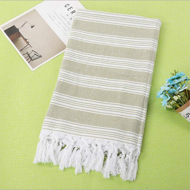 Turecki Ręcznik Plażowy z Frędzlami Ręcznik Kąpielowy dla Dorosłych Nowy Ręcznik Kąpielowy do Pływania Bawełniany Szal