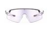 RUDY PROJECT Sport Sunglasses Turbulence Elastic Cord Interface White Matte ImpactX2 Photochromic Laser Purple SP897558-0000
