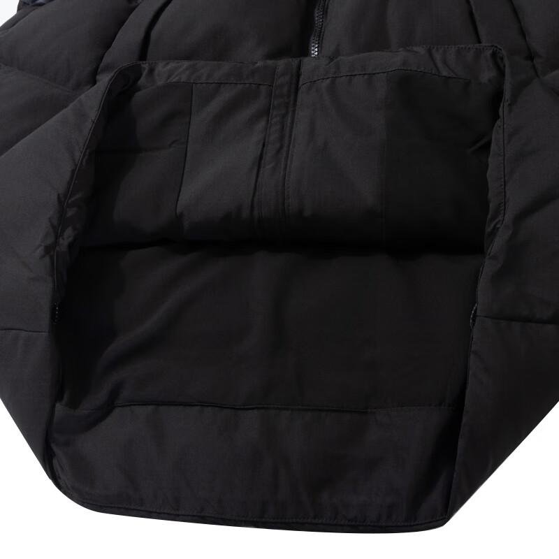Puma Chaqueta Plumífera con Capucha Cálida a Prueba de Viento Moda Casual para Hombre Ropa Exterior Negro 629739-01