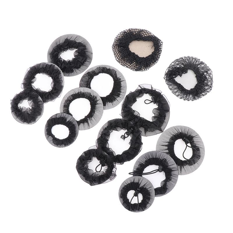 Filet à chignon Snood pour femmes Filet à cheveux Danse ballet Patinage Crochet Strass Accessoires de coiffure