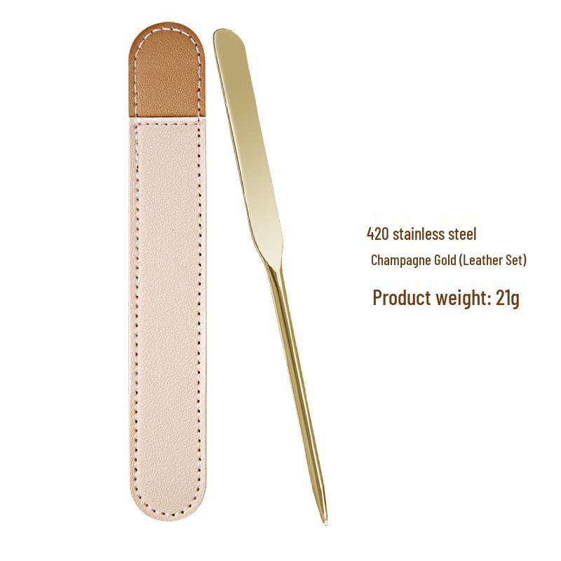 Stainless Steel Foundation & Eye Cream Spatula Set with Beauty Mask Scraper