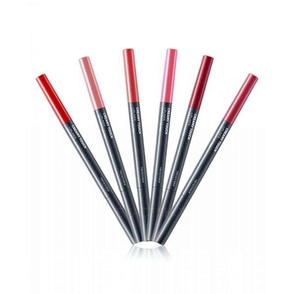 The Face Shop Creamy Touch Lip Liner 0.2g  6 Colors PK02 dust rose
