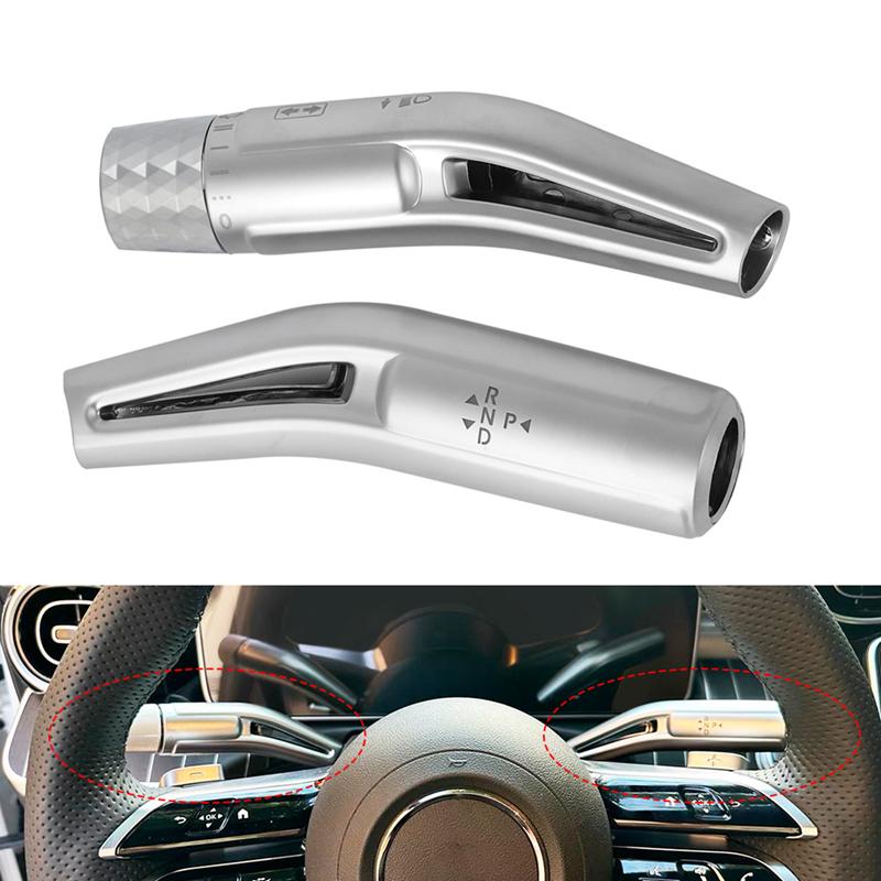 For Mercedes Benz C S Class C-Class W206 S-Class W223 -2023 Shift Lever Wiper Rod Interior Covers Stickers Trim ABS Plastic
