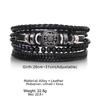 Retro Multi-Layer Beaded Adjustable Leather Men's Bracelet