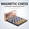 Magnetic Chess Foldable Chess Board Puzzle Chess Game Toy Chess Chess Training Equipment Portable Chess Set 4812A