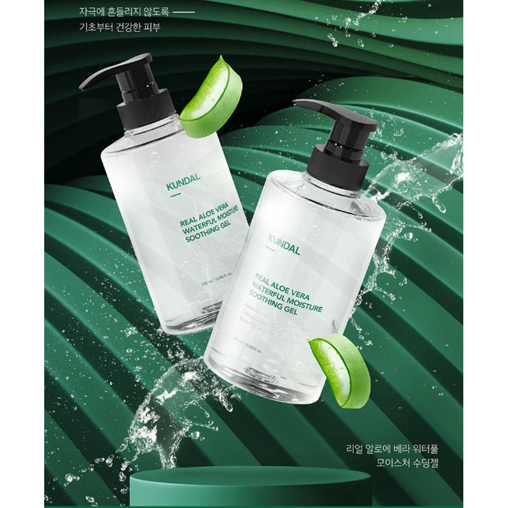 KUNDAL Real Aloe Vera Waterfull Moisture Soothing Gel 500ml