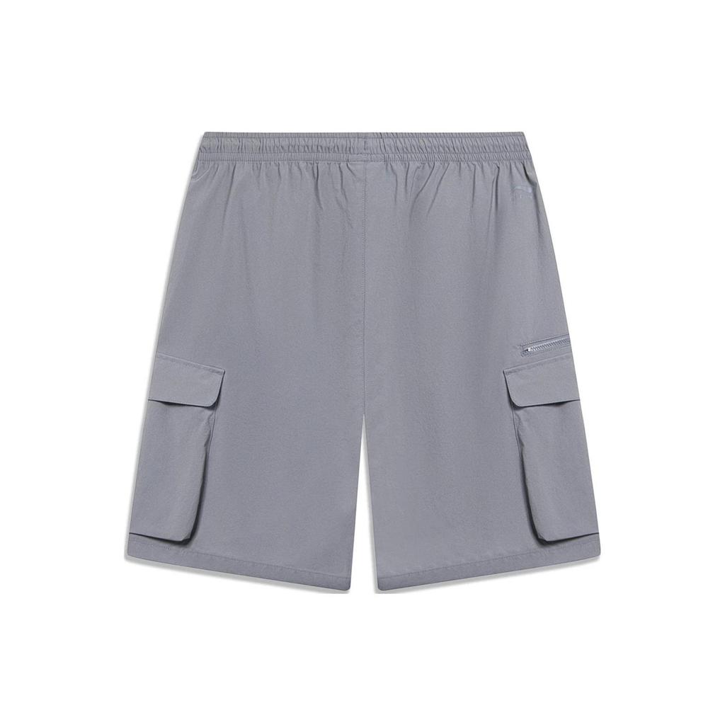 Li Ning Sports Lifestyle Collection Sports Trendy Collection Cargo Shorts Men's Shark Gray AKST071-1
