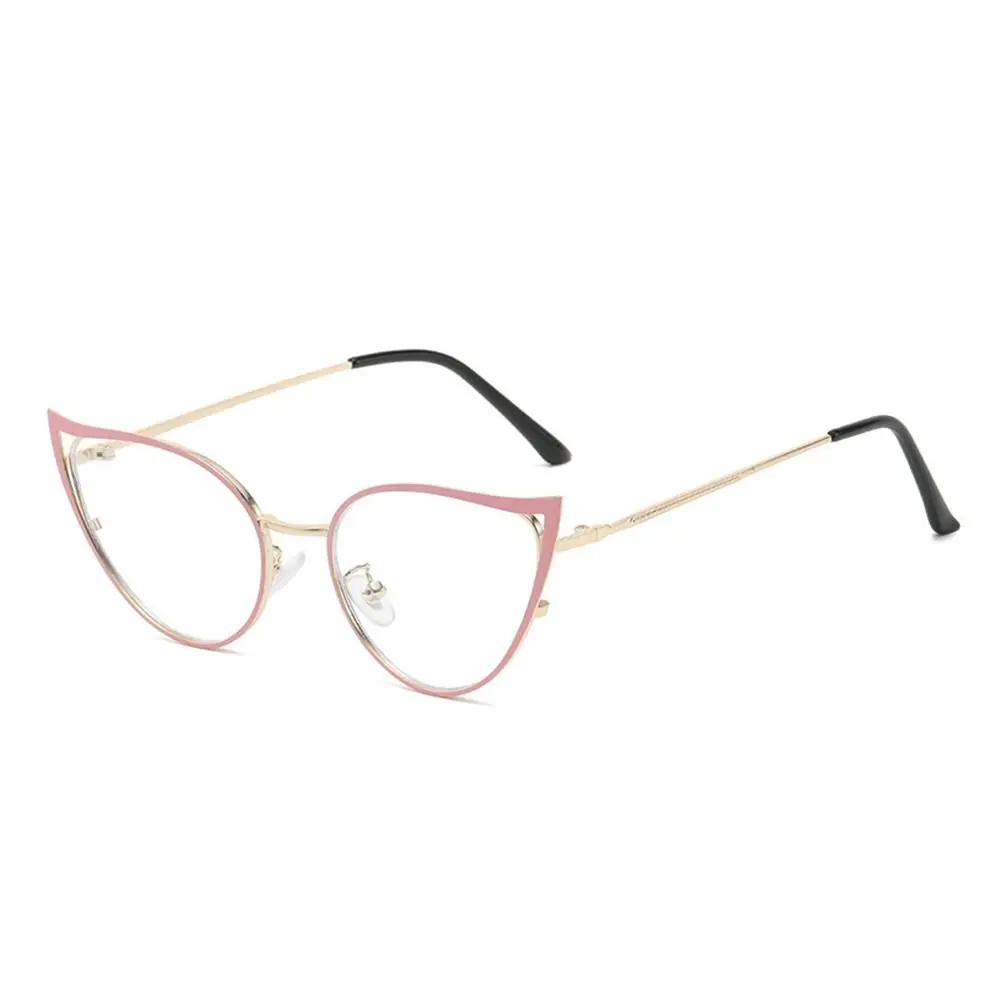 Fashion Cat Eye Anti Blue Light Glasses for Women HD Optical Eyewear Trendy Office Blue Rays Blocking