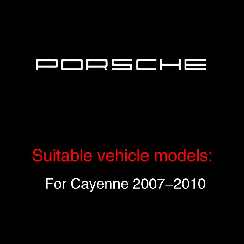 2Pcs Car Door HD Projector Lamp LED Decoration Atmosphere Light For Porsche Cayenne Panamera Macan 911 718 Taycan Boxster Cayman