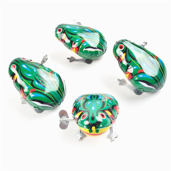 Creative Children Toys Retro Clockwork Toy Classic Iron Clockwork Frog