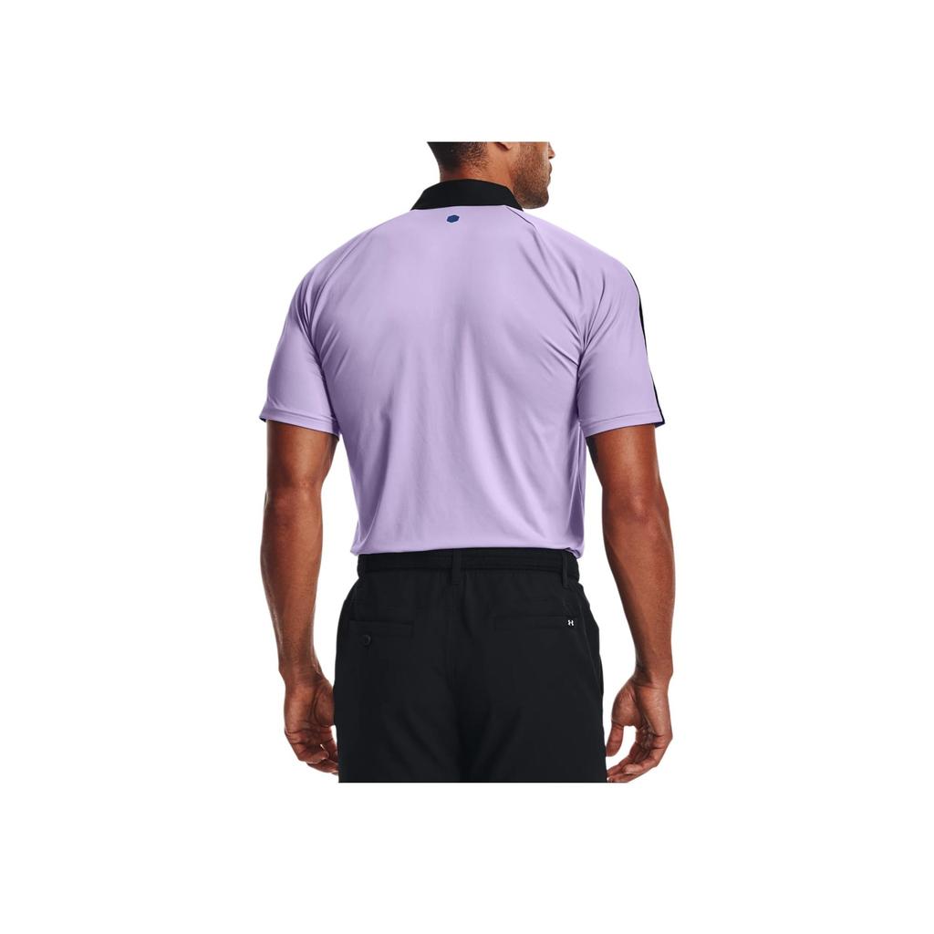 Under Armour Rush Series Bonded Golf Slim Fit Polo Shirt Men tops Light-Purple 1366253-532