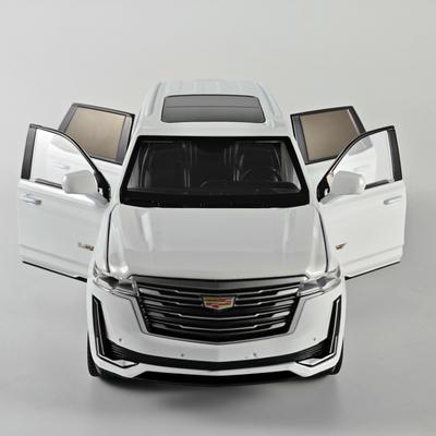 1/24 Scale Cadillac Escalade SUV Alloy Diecast Model Pull Back Toy Gift For Friends Collection Of Hobby Decorative Fine Present